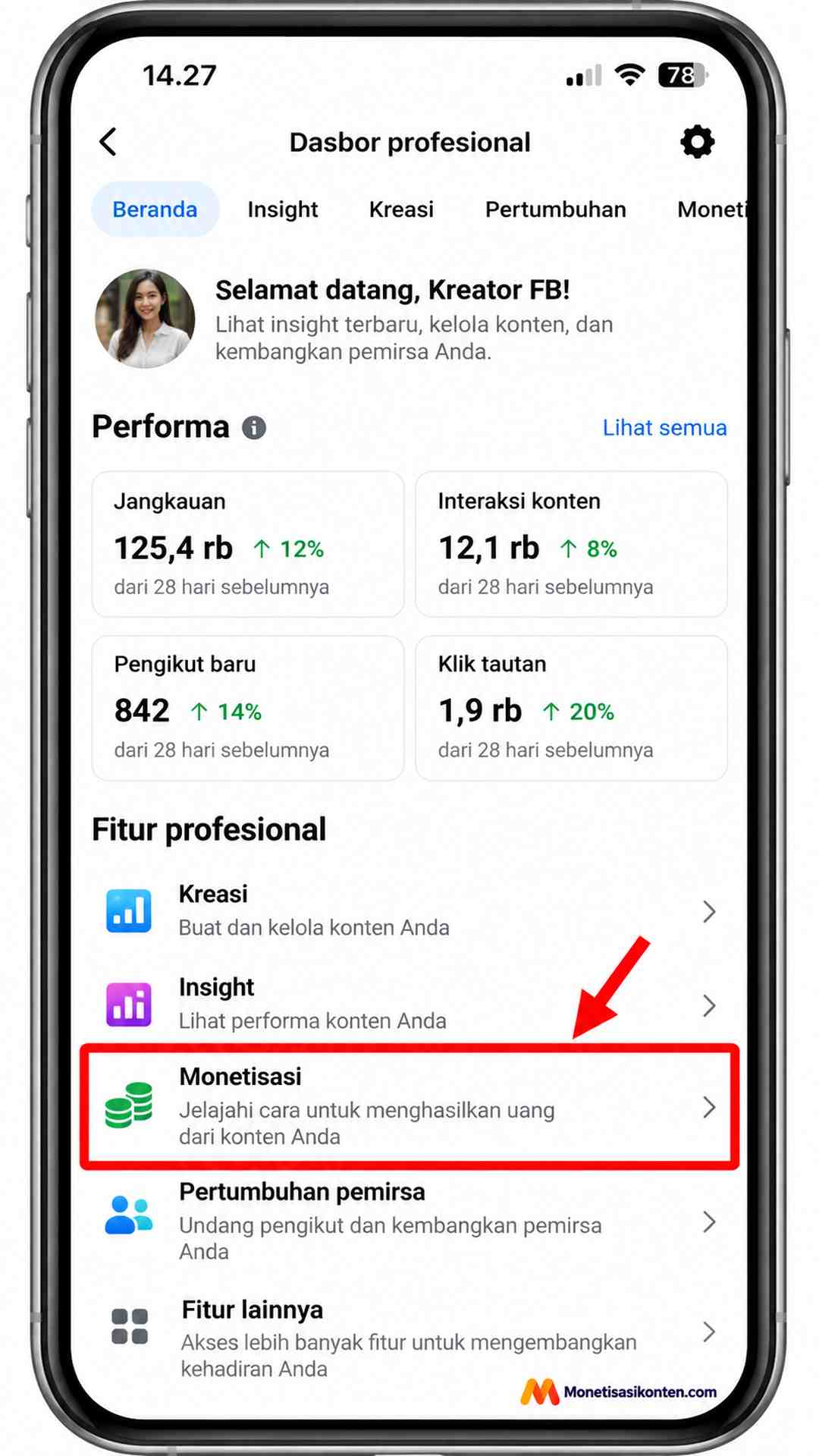 Buka Dashboard Profesional