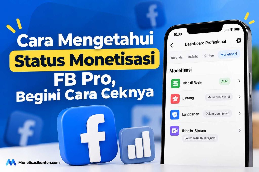Cara Mengetahui Status Monetisasi FB Pro, Begini Cara Ceknya