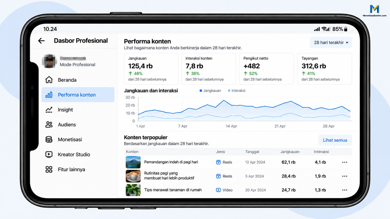 Cek Dashboard Profesional